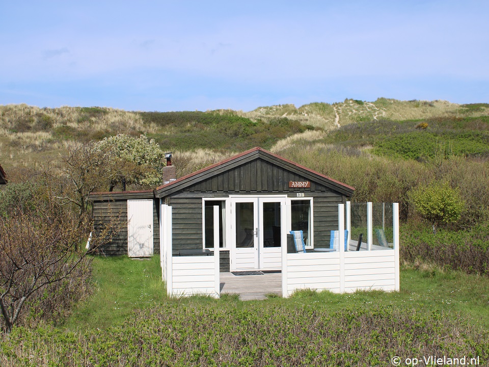 Ammy de Kaap, on holiday on Vlieland